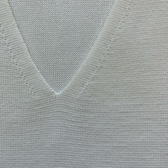 Reiss Michelle white knit midi dress. Size US 4 - Picture 4 of 5